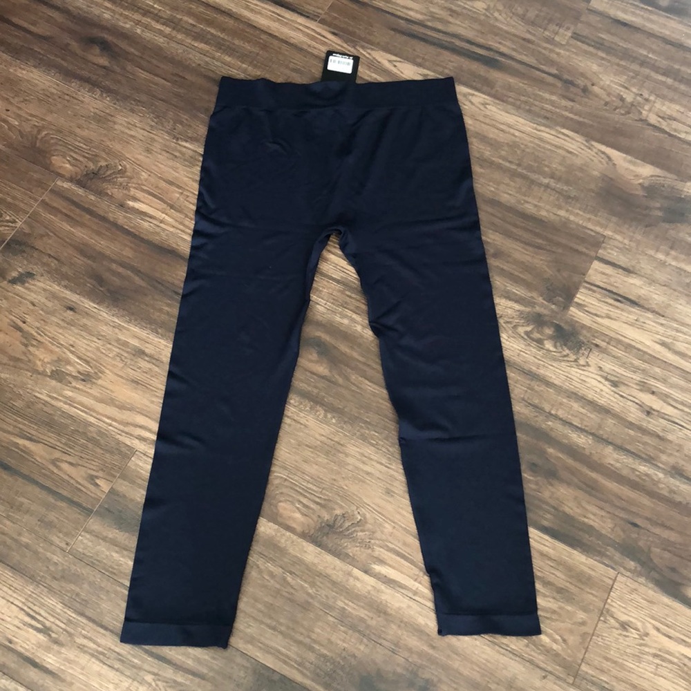 BNWT White Mark Navy Blue Leggings